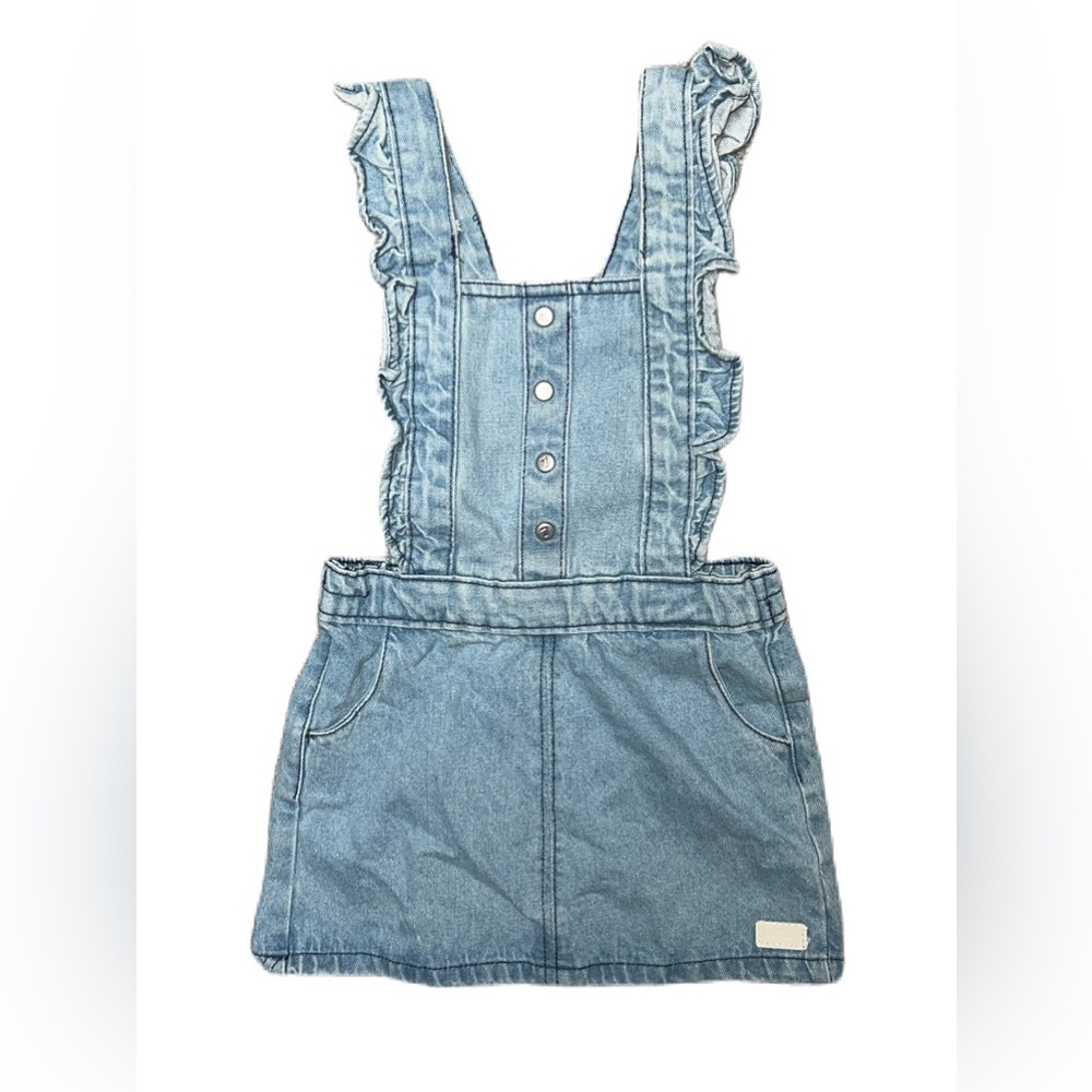 7 for All Mankind | Denim Overall Dress Skirt Toddler 24 Months